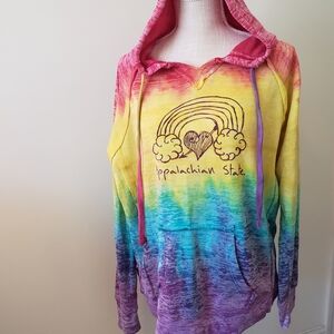 App State Young Men's/Men's/Unisex Long Sleeve Tye Dye Hoodie